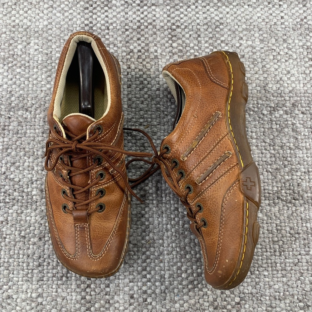 Dr. Martens 11215 Oxford Shoes Mens 9 Womens 10 Brown Leather Casual AW004